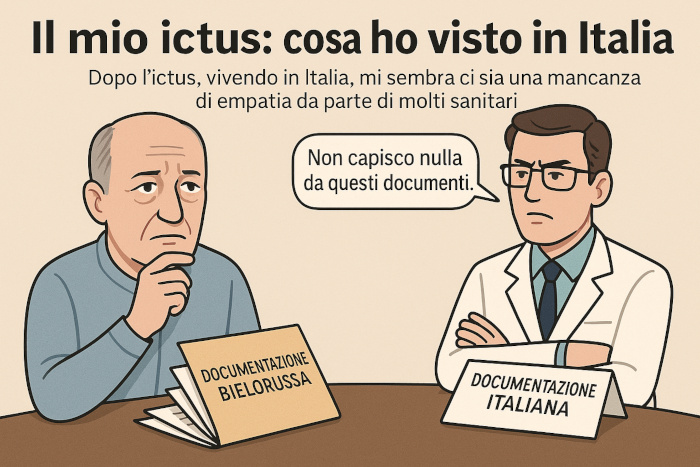 Il mio ictus: cosa ho visto in Italia